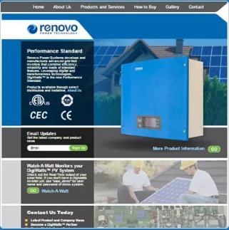 Business website design portfolio project screenshot 2
